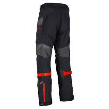 Мотоштани KLIM Baja S4 Short Black - Fiery Red