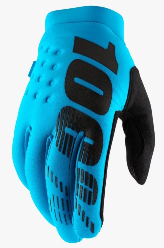 Зимові мото перчатки RIDE 100% BRISKER Cold Weather Turquoise