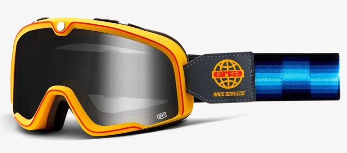 Окуляри 100% BARSTOW Goggle Race Service - Silver Mirror Lens