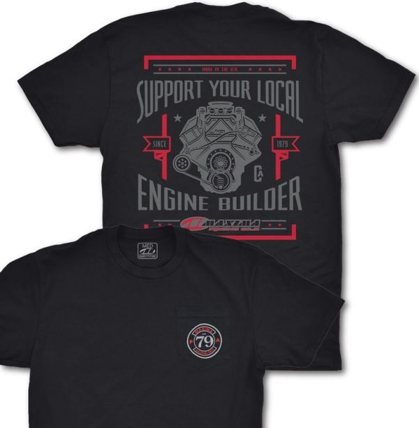 Футболка Maxima Short Sleeve Tee - Engine Builder Black