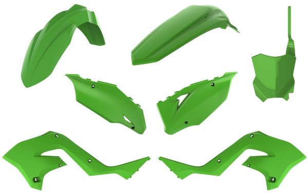 Пластик Polisport Mx Restyling Kit - Kawasaki (03-) Green