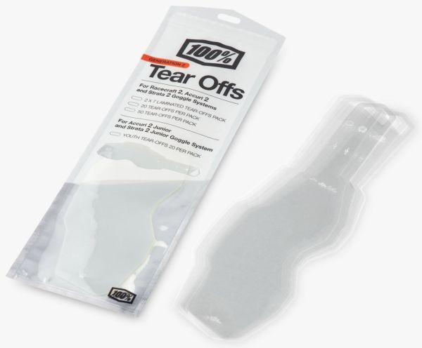 Зривки 100% Tear-offs (gen 2) - 50 Pack