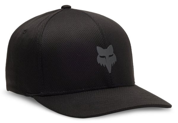 Кепка Fox Head Tech Flexfit Hat Black