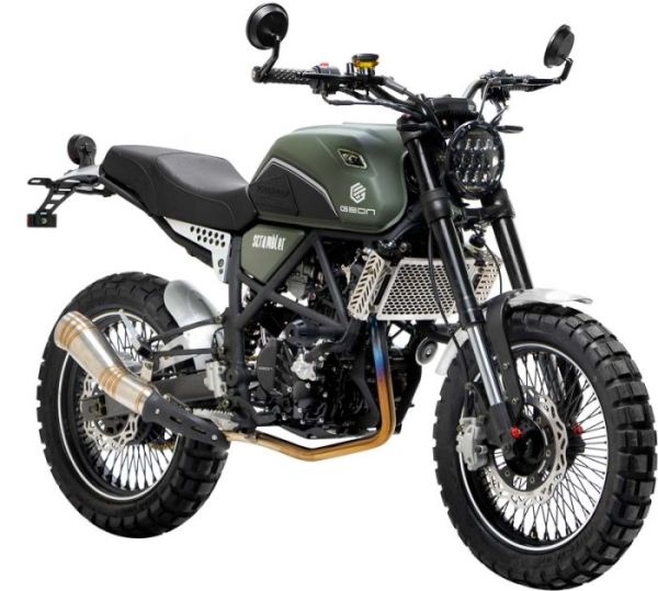 Мотоцикл GEON Scrambler 300 (CBS 17/17 МКПП6) Matt Green