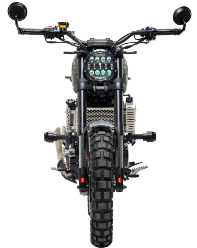 Мотоцикл GEON Scrambler 300 (CBS 17/17 МКПП6) Matt Green