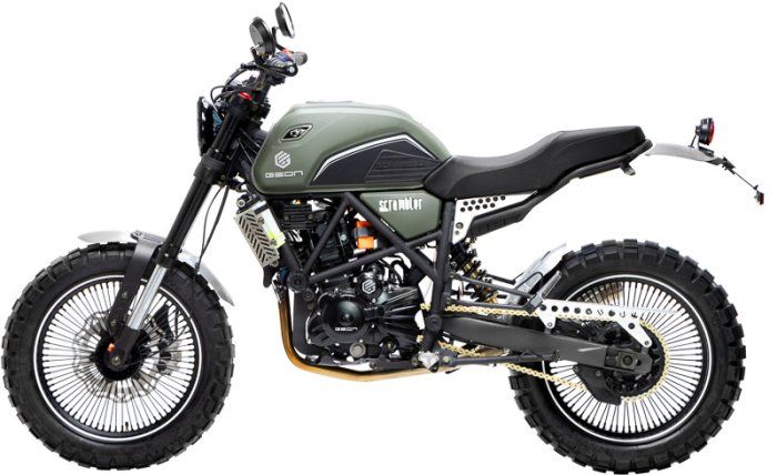Мотоцикл GEON Scrambler 300 (CBS 17/17 МКПП6) Matt Green