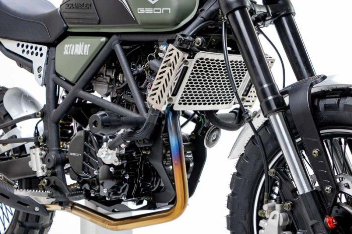 Мотоцикл GEON Scrambler 300 (CBS 17/17 МКПП6) Matt Green