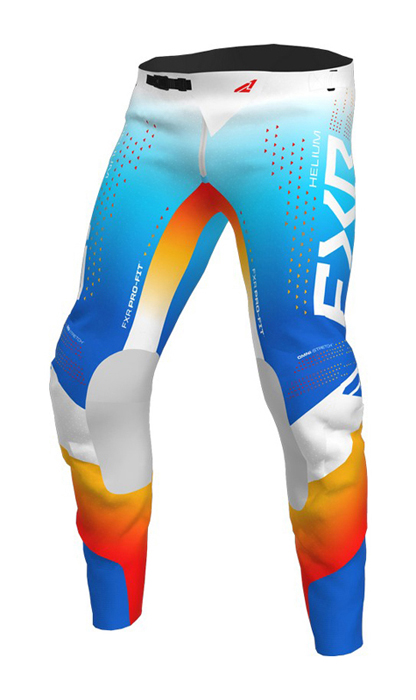 Мотоштани FXR Helium MX 22-Blue/Tangerine