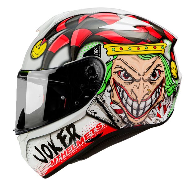 Мотошолом MT TARGO Joker Gloss White