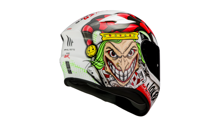 Мотошолом MT TARGO Joker Gloss White