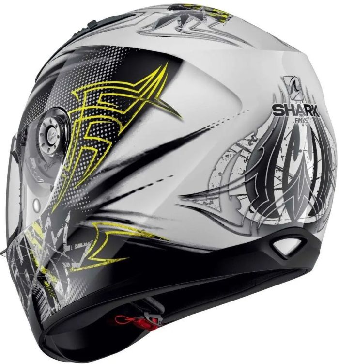 Мотошолом Shark Ridill Finks Black\White\Yellow