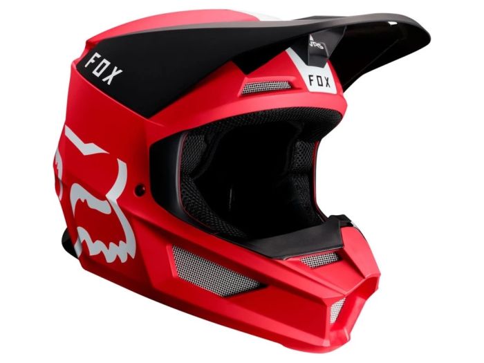 Мотошолом Fox V1 Mata red matte