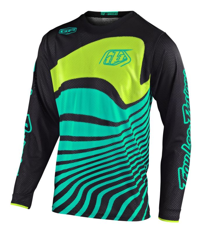 Джерсі TLD GP AIR JERSEY [DRIFT BLACK / TURQUOISE]