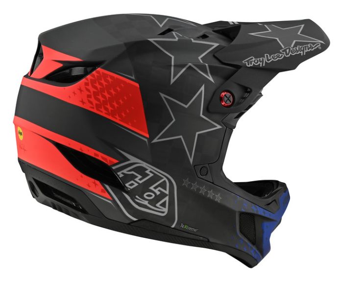 Вело Шолом фуллфейс TLD D4 Carbon [Freedom 2.0 Black/Red]
