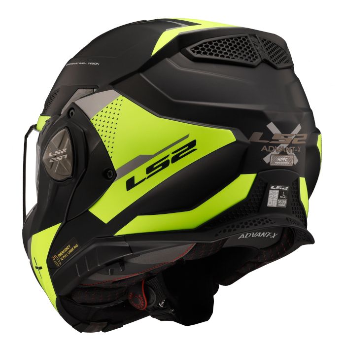 Мотошолом LS2 FF901 Advant X Oblivion Matt Black Hi-Viz Yellow