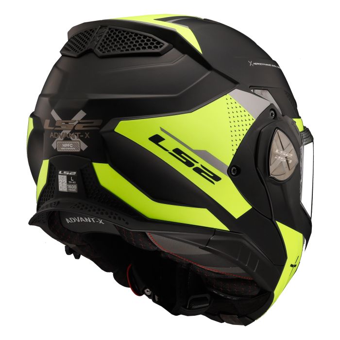 Мотошолом LS2 FF901 Advant X Oblivion Matt Black Hi-Viz Yellow
