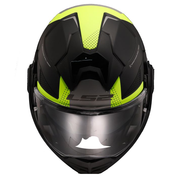 Мотошолом LS2 FF901 Advant X Oblivion Matt Black Hi-Viz Yellow