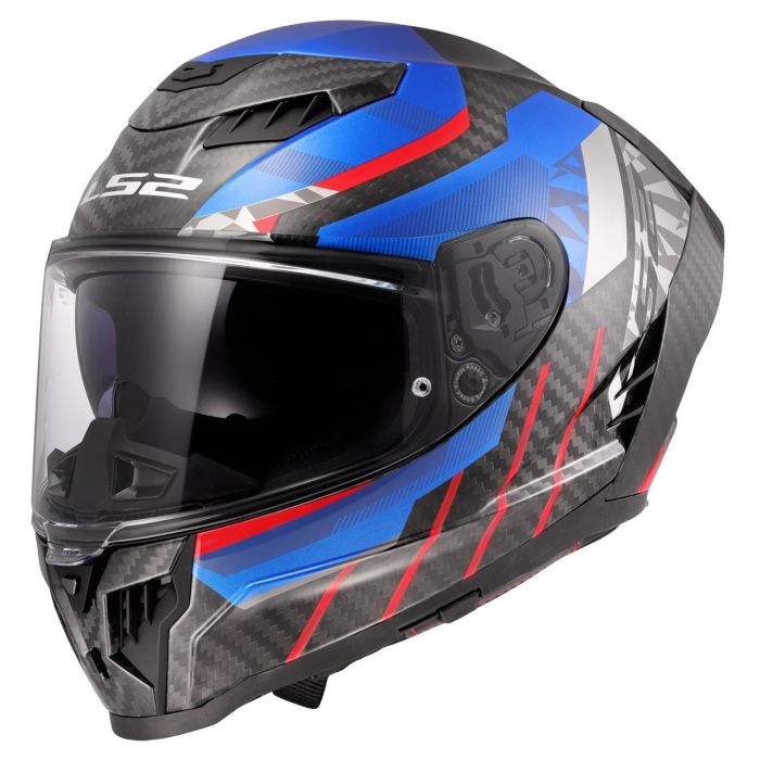 Мотошолом LS2 FF807 Dragon Trax Blue Red