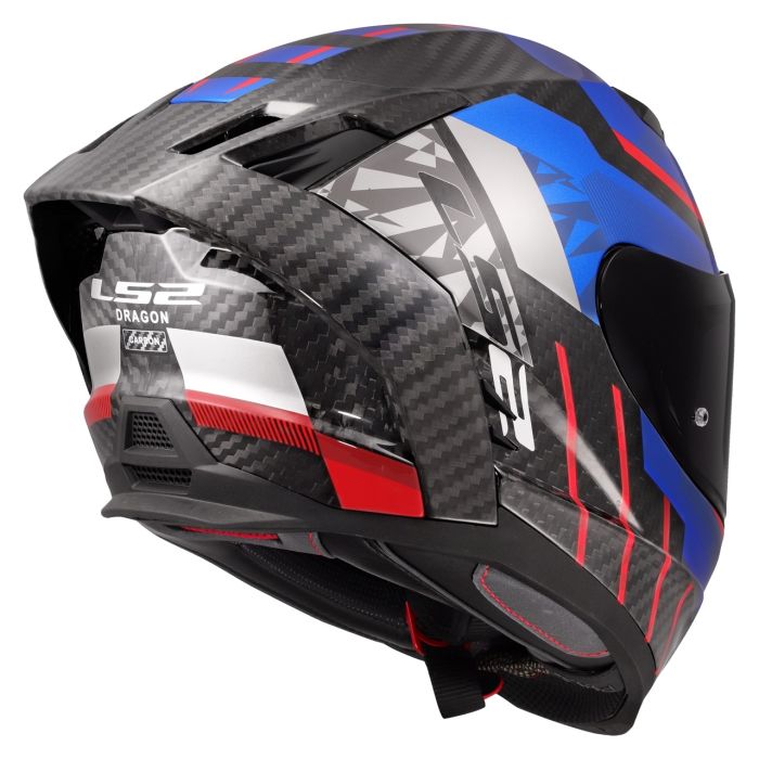Мотошолом LS2 FF807 Dragon Trax Blue Red