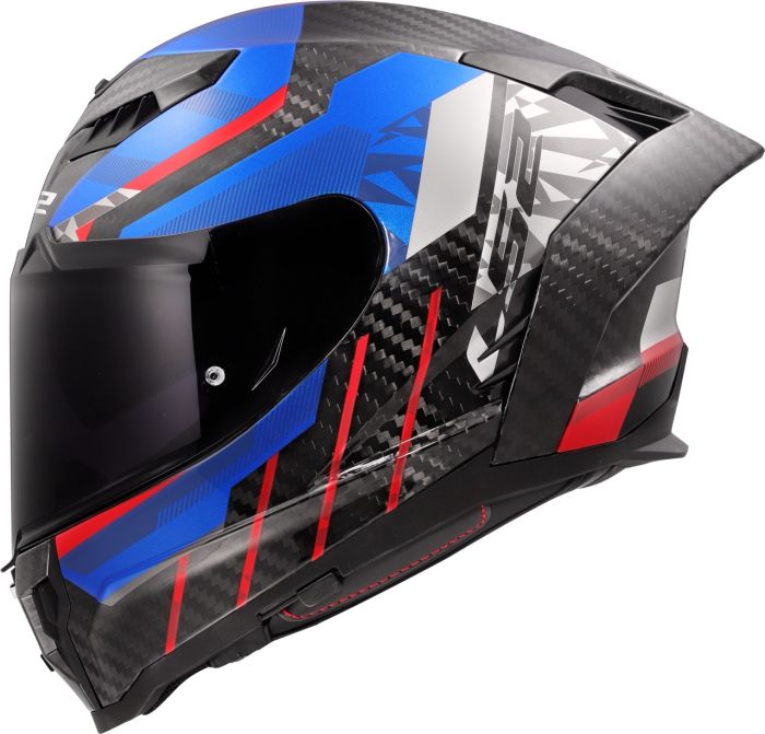 Мотошолом LS2 FF807 Dragon Trax Blue Red