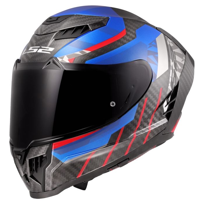 Мотошолом LS2 FF807 Dragon Trax Blue Red