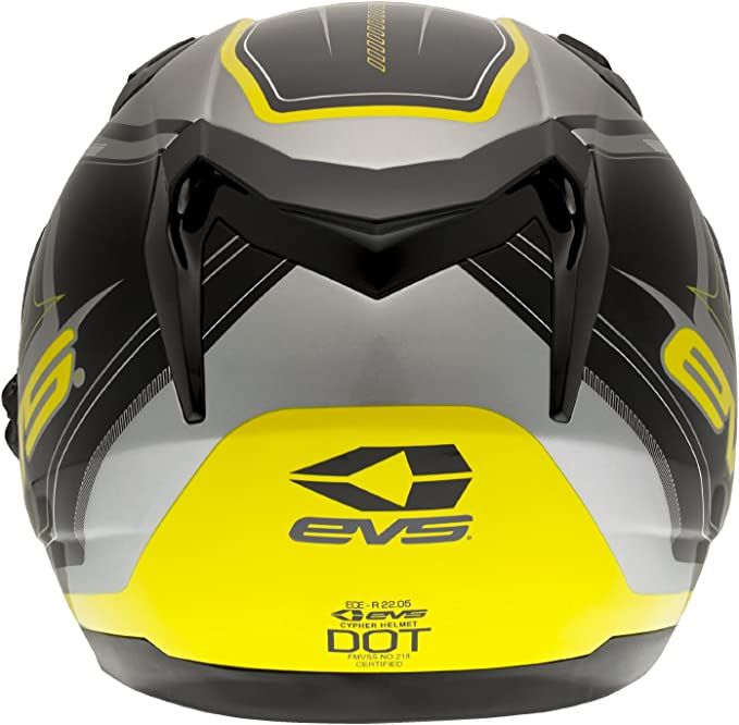 Мотошолом EVS Cypher Street Helmet - Maverick Black Yellow