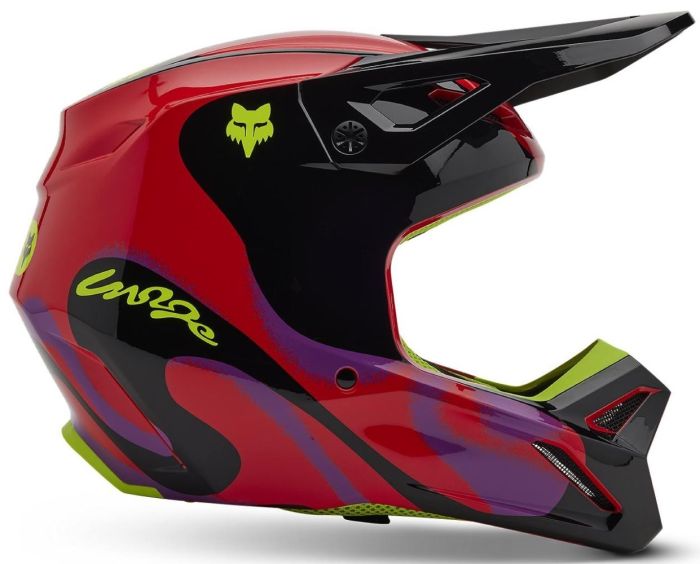 Шолом Fox V1 Helmet - Emotion Flo Red