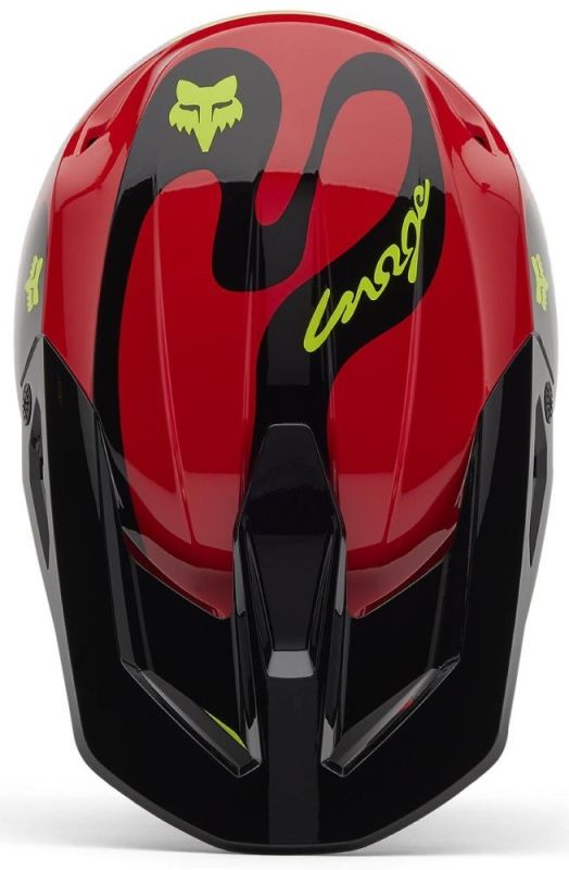 Шолом Fox V1 Helmet - Emotion Flo Red