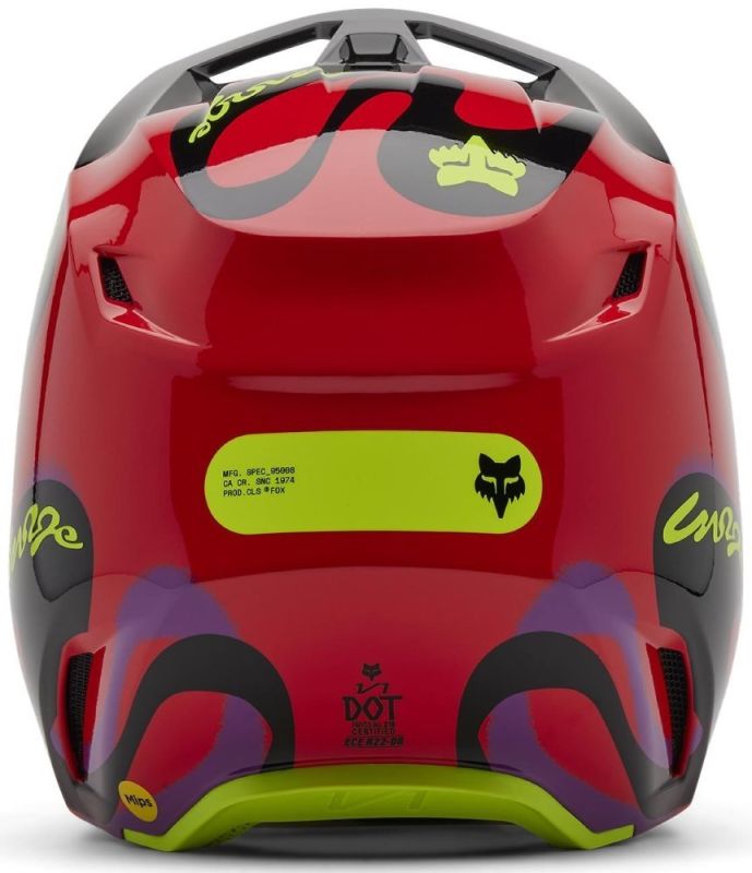 Шолом Fox V1 Helmet - Emotion Flo Red