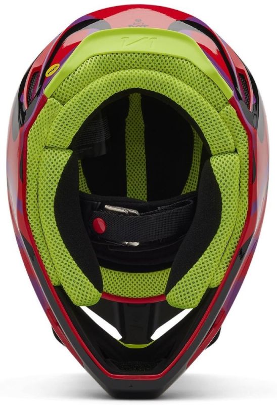Шолом Fox V1 Helmet - Emotion Flo Red