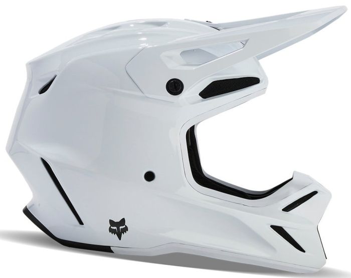 Шолом Fox V3 Rs Carbon Solid Helmet White