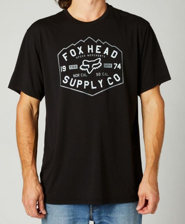 Футболка Fox Backbone Tech Tee Black