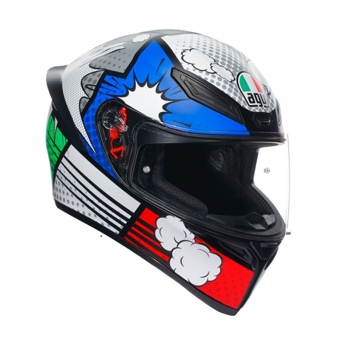Шолом AGV K1 blue gray BANG