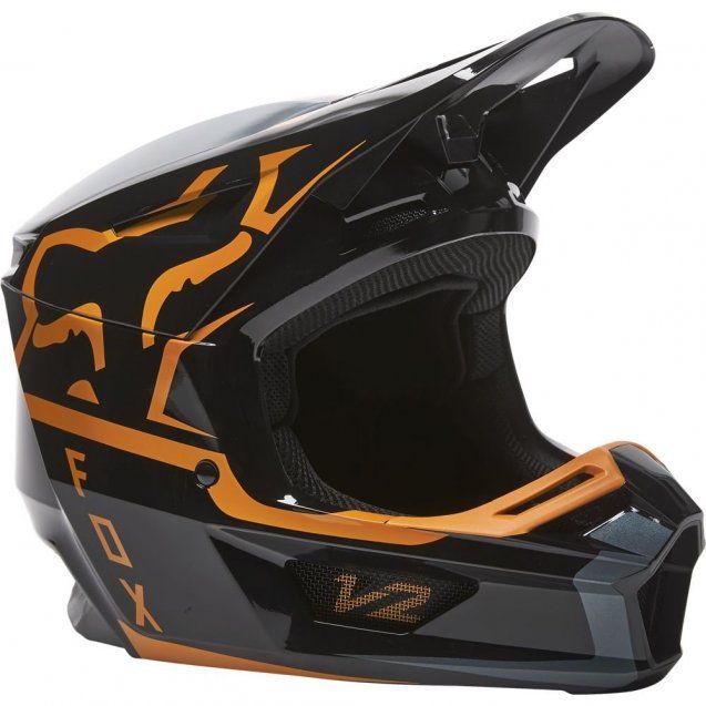 Мотошолом FOX V2 MIPS Merz Helmet Gold