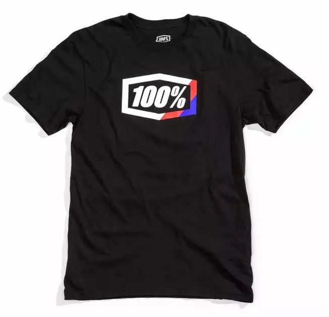 Футболка Ride 100% STRIPES Tee Black