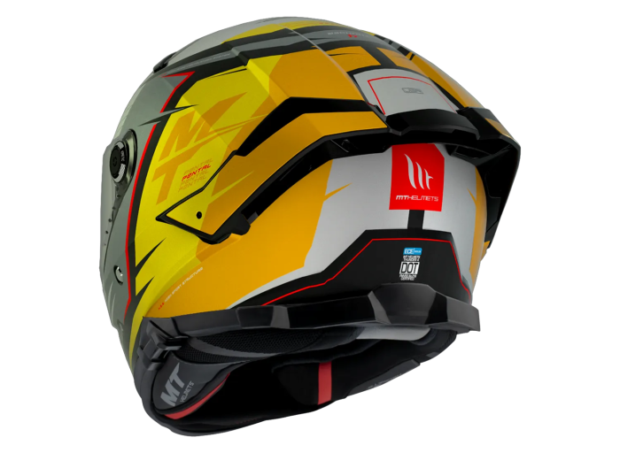 Мотошолом MT Thunder 4 SV Pental B3 Matt Yellow