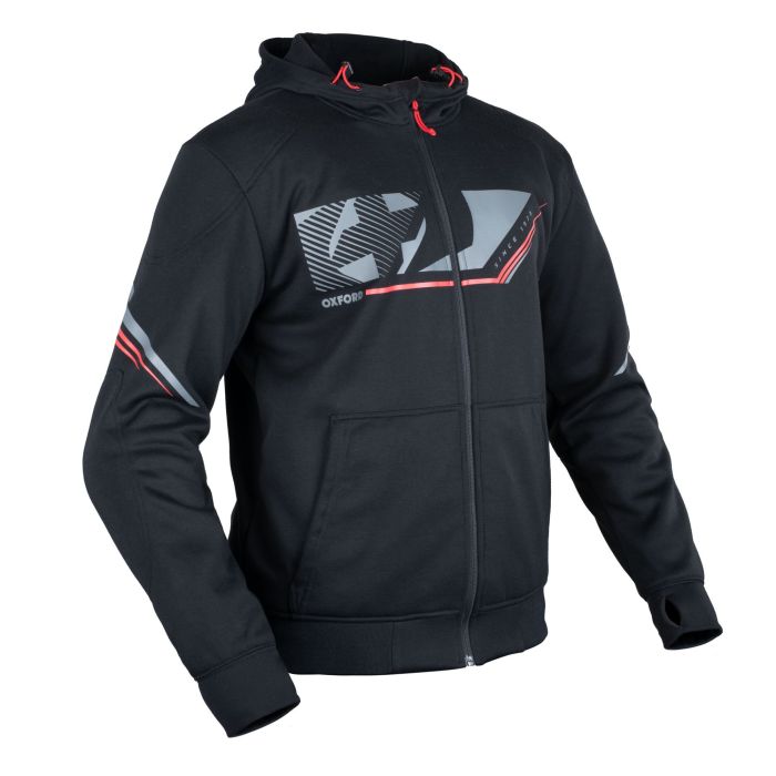 Мото кофта Oxford Super Hoodie 2.0 MS Sports Black