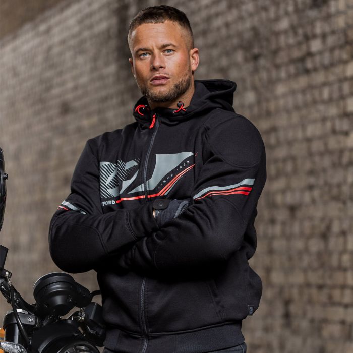 Мото кофта Oxford Super Hoodie 2.0 MS Sports Black