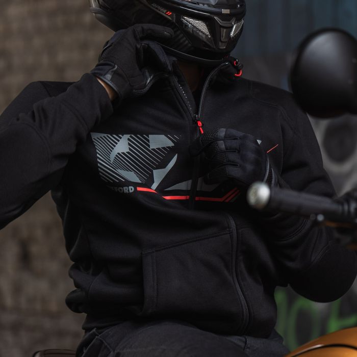 Мото кофта Oxford Super Hoodie 2.0 MS Sports Black