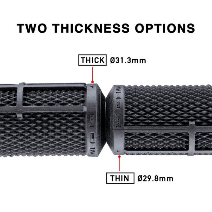 Грипси DMR DeathGrip2 Race Thick Flangeless [Black]