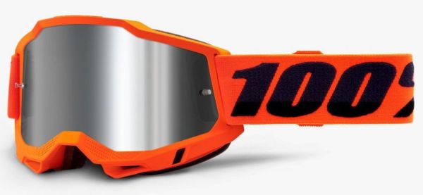 Окуляри 100% ACCURI 2 Goggle Orange - Mirror Silver Lens
