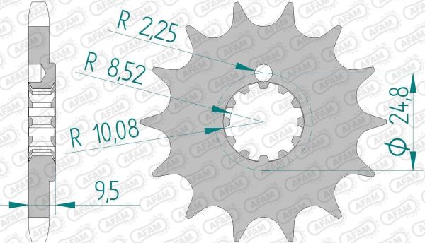 Зірка Afam 428 Sprocket - Ktm