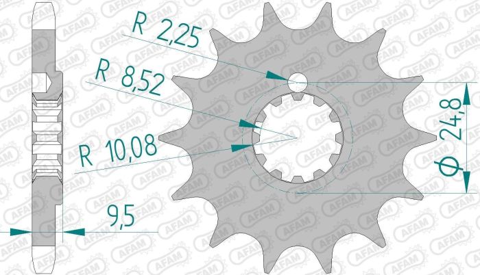 Зірка Afam 428 Sprocket - Ktm