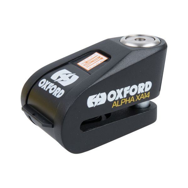 Замок Oxford Alpha XA14 Alarm Disc Lock Black/Black