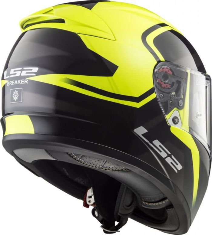 Мотошолом LS2 FF390 Breaker Bold Black Hi-Vis Yellow
