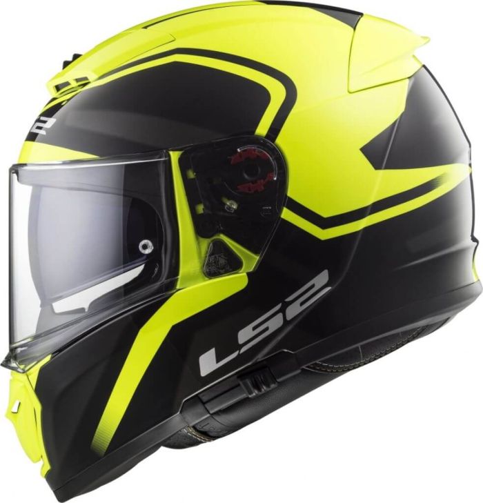 Мотошолом LS2 FF390 Breaker Bold Black Hi-Vis Yellow