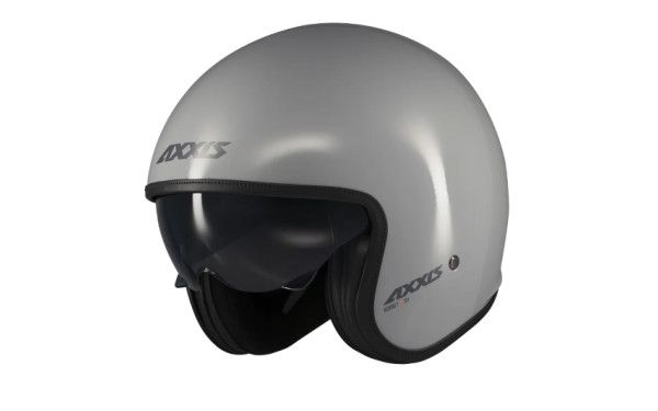 Мотошолом AXXIS HORNET SV S Solid A2 Gloss Grey