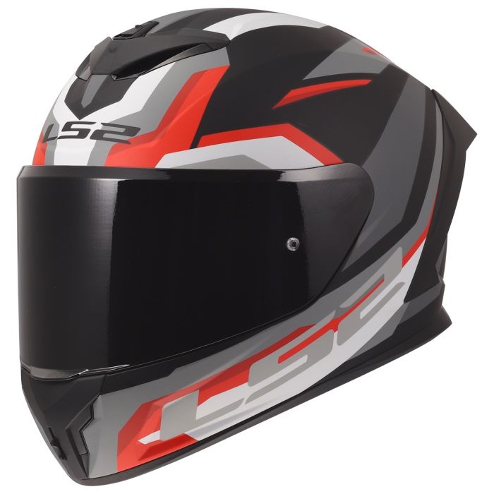 Мотошолом LS2 FF820 Rapid 3 Hyper Gloss Black Red