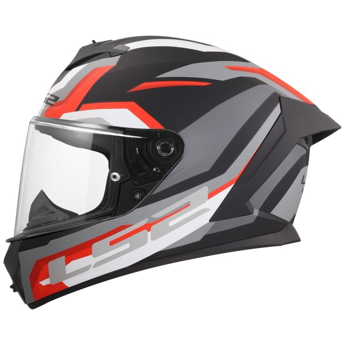 Мотошолом LS2 FF820 Rapid 3 Hyper Gloss Black Red