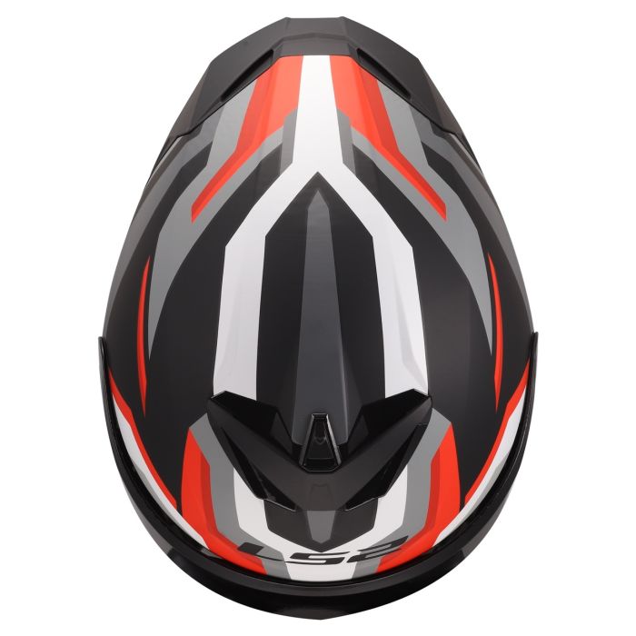 Мотошолом LS2 FF820 Rapid 3 Hyper Gloss Black Red